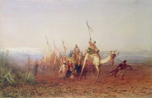 Uma caravana a caminho do Cairo